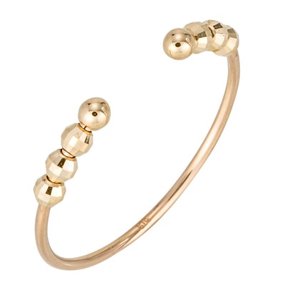 フォークリング k10 イエローゴールド 指輪 リング ピンキーリング フリーサイズ 華奢 刻印 レディース ジュエリー アクセサリー プレゼント