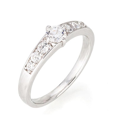 指輪 エタニティリング ダイヤモンド リング 0.5ct 18金 イエロー ピンク ホワイトゴールド 婚約指輪 刻印 レディース ジュエリー