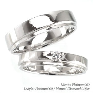 ペアリング プラチナ900 幅広 リング セット 指輪 リング ペアアクセサリー 結婚指輪 マリッジリング レディース ジュエリー アクセサリー