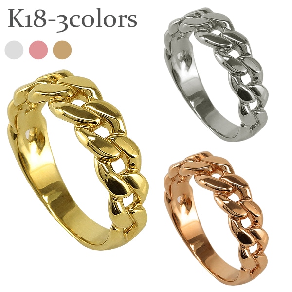 レディース ジュエリー アクセサリー 指輪 喜平 キヘイ リング シンプル 18金 イエロー ピンク ホワイトゴールド 誕生日 プレゼント ギフト