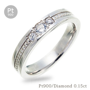 指輪 リング ダイヤモンド 0.2ct 3ストーン トリロジー pt900 プラチナ900 婚約指輪 刻印 レディース ジュエリー アクセサリー