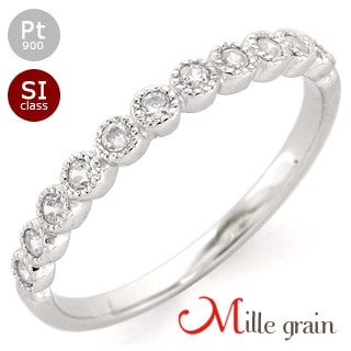 エタニティリング ハーフエタニティリング pt900 ダイヤモンドリング 0.15ct プラチナ900 指輪 婚約指輪 刻印 レディース ジュエリー