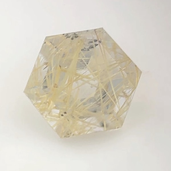 【ルース販売】ルチルクォーツ 6ｍｍ×6ｍｍ 六角形 ルース販売