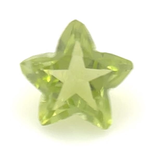 【ルース販売】ペリドット 6ｍｍ スターカット ルース販売