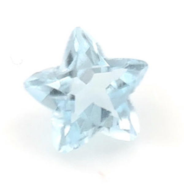 【ルース販売】スカイブルートパーズ 6ｍｍ スターカット ルース販売