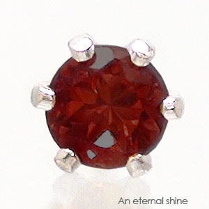 ピアス 一粒 片耳 ガーネット 3mm 1月誕生石 スタッド セカンド レディース ジュエリー ポイント消化 アクセ アクセサリー 人気 おすすめ