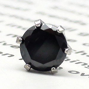 ピアス 一粒 片耳 4mm オニキス 誕生石 スタッド セカンド レディース ジュエリー ポイント消化 アクセサリー アクセ 人気 おすすめ