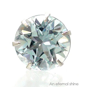 ピアス 一粒 片耳 アクアマリン 5mm 3月誕生石 スタッド セカンド レディース ジュエリー アクセサリー プレゼント ギフト 人気 おすすめ