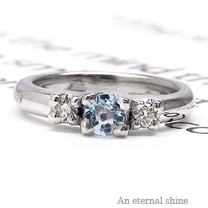 ベビーリング 18金 k18 ホワイトゴールド イエローゴールド ブルートパーズ 11月誕生石 ダイヤモンド 0.02ct ペンダント トップ