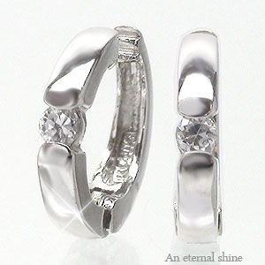 イヤリング 18金 一粒ダイヤモンド 0.1ct k18ゴールド 中折れ式 レディース ジュエリー アクセサリー プレゼント ギフト 人気 おすすめ