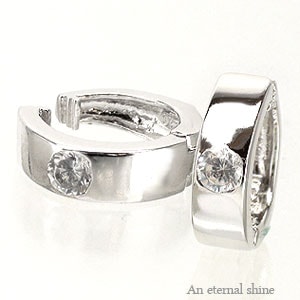 イヤリング 18金 ダイヤモンド 一粒 0.3ct k18ゴールド 中折れ式 レディース ジュエリー アクセサリー プレゼント ギフト 人気