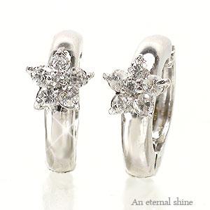 イヤリング 18金 ダイヤモンド 0.24ct k18ゴールド 中折れ式 レディース ジュエリー アクセサリー プレゼント ギフト 人気 おすすめ