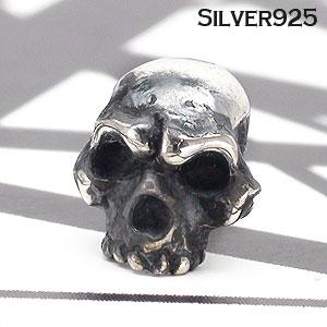 ピアス シルバー925 スカル 骸骨スタッド 片耳 販売 スターリングシルバー メンズ 男女兼用 ポイント消化 アクセ アクセサリー 人気 おすすめ