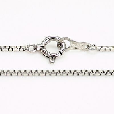 ネックレス pt850 ベネチアンチェーン 1mm幅 プラチナ850 切売り オーダーメイド ブレスレット アンクレット レディース ジュエリー
