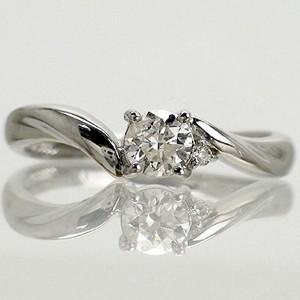 リング ダイヤ ダイヤモンド 0.3ct シンプル 指輪 プラチナ900 婚約指輪 刻印 レディース ジュエリー アクセサリー プレゼント ギフト