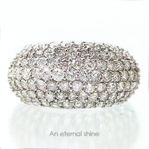 リング 指輪 パヴェ ダイヤモンド 3ct プラチナ900 婚約指輪 刻印 レディース ジュエリー アクセサリー プレゼント ギフト 人気 おすすめ