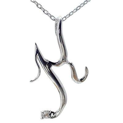 ネックレス イニシャル K ダイヤモンド 0.01ct 18金 18k k18 イエロー ピンク ホワイトゴールド アルファベット ネーム