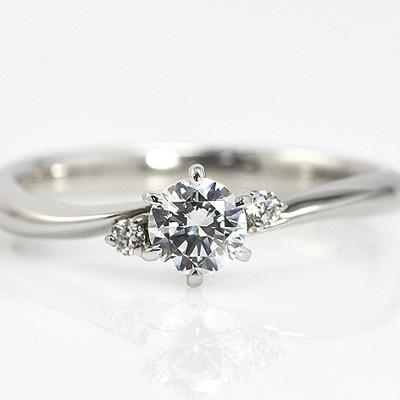 リング 婚約指輪 ダイヤモンド 鑑定書付 エンゲージ プラチナ900 ダイヤ (Dカラー VSクラス エクセレント 0.3ct )文字入れ 刻印無料
