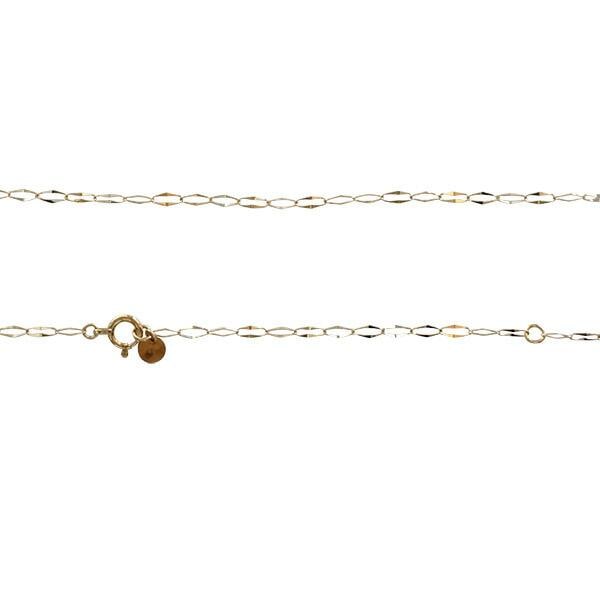 ネックレス 【N22】ロング 80cm 18金 イエローゴールド デザインチェーン レディース ジュエリー アクセサリー プレゼント ギフト 人気