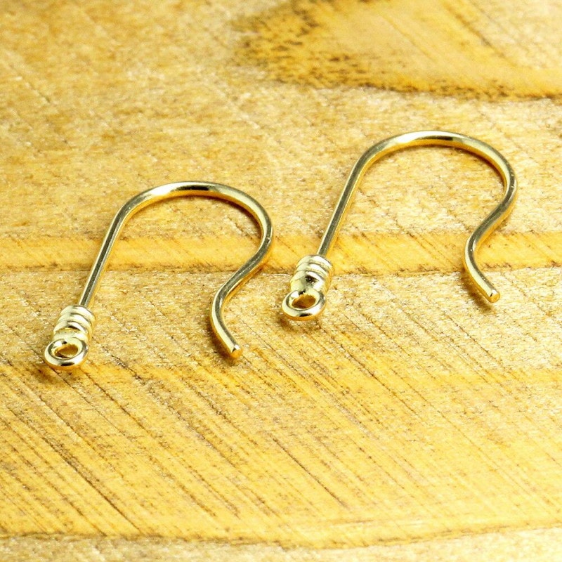 ピアス 金具 パーツ フック 18金 k18イエローゴールド パーツ ポイント消化 アクセ アクセサリー 人気 おすすめ