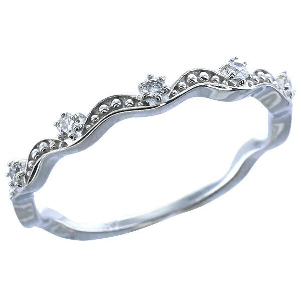 リング 指輪 ダイヤモンド 0.05ct ミル打ち プラチナ900 シンプル 婚約指輪 刻印 レディース ジュエリー アクセサリー プレゼント