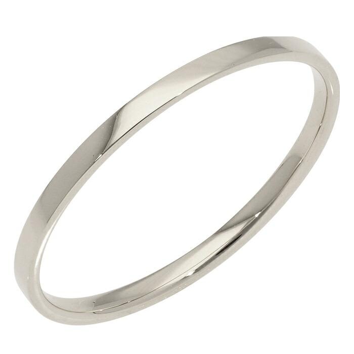 リング 鍛造 平打ち 1.5mm幅 指輪 シンプル フラット プラチナ900 結婚指輪 マリッジ ブライダル 結婚式 文字入れ 刻印 可能 日本製