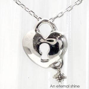 ネックレス 錠前 10金 イエロー ピンク ホワイトゴールド ダイヤモンド ペンダント チェーン レディース ジュエリー アクセサリー プレゼント