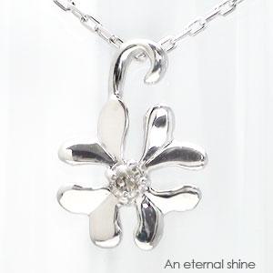 ネックレス クローバー 四葉ダイヤモンド 10金 イエロー ピンク ホワイトゴールド ペンダント チェーン レディース ジュエリー アクセサリー