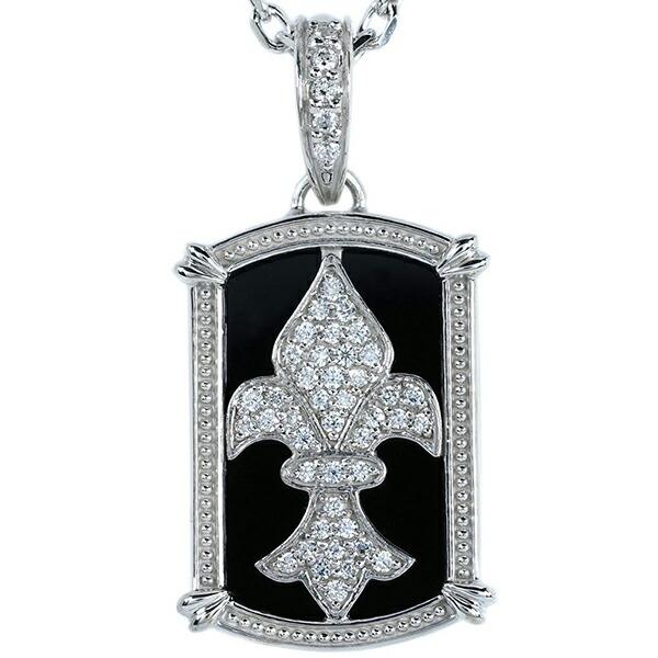 ネックレス メンズ シルバー メンズチェーン付 ユリの紋章 百合の紋章 シルバー925 sv925 カジュアル 人気 レディース ジュエリー