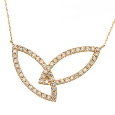 ネックレス ダイヤモンド ライン ダイヤ 1ct 18金 イエロー ピンク ホワイトゴールド チェーン レディース ジュエリー アクセサリー