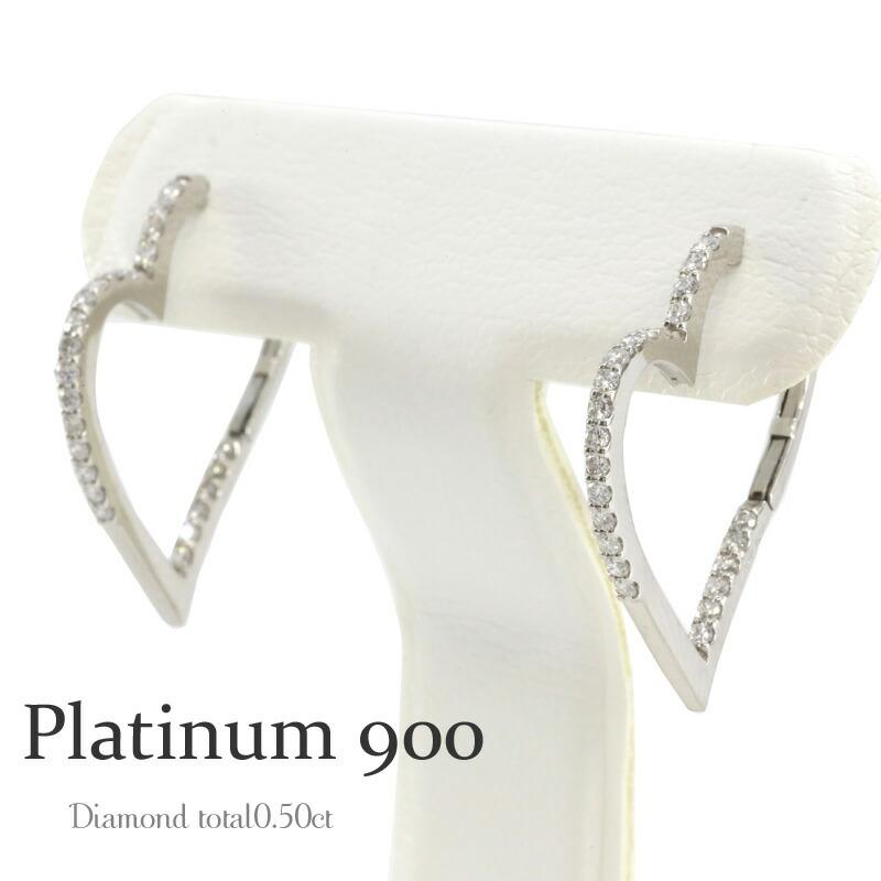 片耳✖️2  K１８　１．０ｃｔ　  天然 ダイヤモンドピアス 片耳✖️2 K18 1．0ct 天然 ダイヤモンドピアス