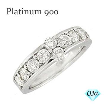 エタニティリング ダイヤモンドリング 1ct テンダイヤモンド プラチナ900 記念日 指輪 エンゲージ ブライダル 婚約指輪 刻印 レディース