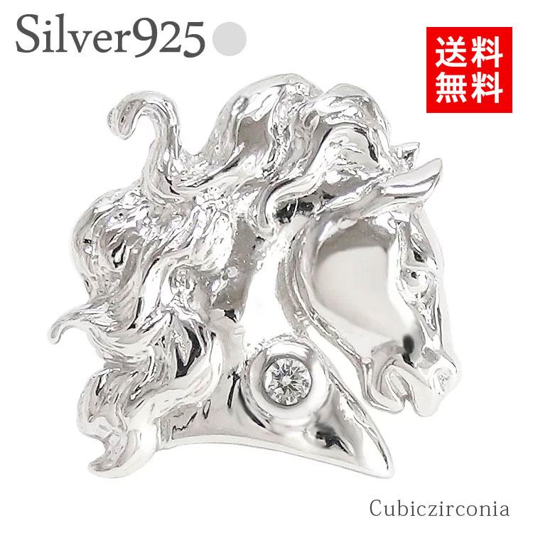 sv925 タイニーピン ラベルピン ピンバッジ ブローチ シルバー925 メンズ 男女兼用 馬 ホース レディース ジュエリー アクセサリー