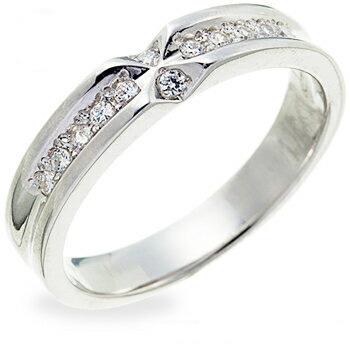 ピンキーリング 指輪 プラチナ900 ダイヤモンドリング ダイヤ 0.17ct 小指 婚約指輪 刻印 レディース ジュエリー アクセサリー