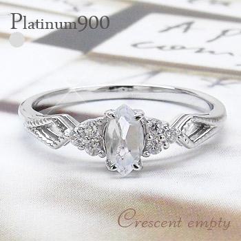 ピンキーリング カラーストーン 天然石 ダイヤモンド リング 0.06ct プラチナ900 誕生石 アンティーク風 クラシカル 指輪 レディース