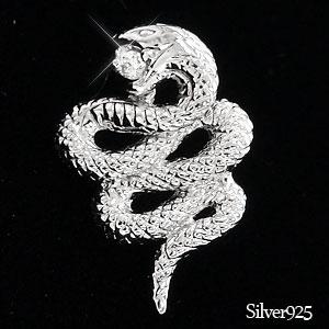 sv925 タイニーピン ラベルピン ピンバッジ ブローチ シルバー925 メンズ 男女兼用 蛇 へび レディース ジュエリー アクセサリー