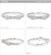 指輪 レディース ジュエリー リボン ダイヤモンド プラチナ 重ねづけ リング ダイヤ 0.2ct プラチナ900 ピンキーリング 小指
