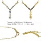 ネックレス ダイヤモンド ライン 1ct 18金 18k k18 イエロー ピンク ホワイトゴールド ペンダント チェーン レディース ジュエリー