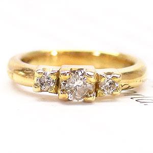 ベビーリング ダイヤモンド 0.05ct 4月誕生石 18金 18k k18 イエローゴールド ホワイトゴールド ペンダント トップ 出産祝い