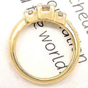 ベビーリング ダイヤモンド 0.05ct 4月誕生石 18金 18k k18 イエローゴールド ホワイトゴールド ペンダント トップ 出産祝い