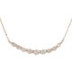 ネックレス ライン k18ゴールド ダイヤモンド 0.3ct 18金 ペンダント スキン チェーン レディース ジュエリー アクセサリー プレゼント