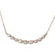 ネックレス ライン k18ゴールド ダイヤモンド 0.3ct 18金 ペンダント スキン チェーン レディース ジュエリー アクセサリー プレゼント