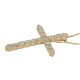 クロス 十字架 ネックレス ペンダント ダイヤモンド 1.50ct SIクラス 18金 イエロー ピンク ホワイトゴールド チェーン レディース