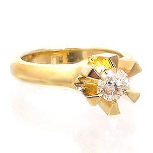 ネックレス ベビーダイヤモンド リング 0.04ct 4月誕生石 18金 18k k18 イエロー ピンク ホワイトゴールド 誕生祝い 出産祝い
