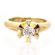 ネックレス ベビーダイヤモンド リング 0.04ct 4月誕生石 18金 18k k18 イエロー ピンク ホワイトゴールド 誕生祝い 出産祝い