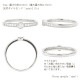 ピンキーリング ダイヤモンド リング 0.17ct プラチナ900 ハーフエタニティリング 一粒 小指 指輪 ミル打ち レディース ジュエリー