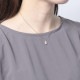 ネックレス ダイヤモンド レディース ペンダント バケット カット 0.35ct 18金 イエロー ピンク ホワイトゴールド ジュエリー
