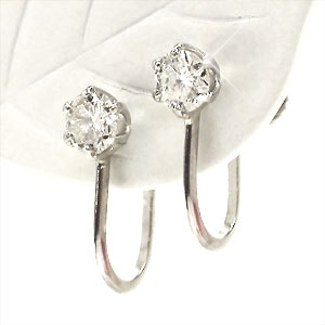PT900ダイヤイヤリング0.3カラット 楽天市場】メンズ Pt900 ダイヤピアス 0.3ct F SI1 3EX H&C 中央