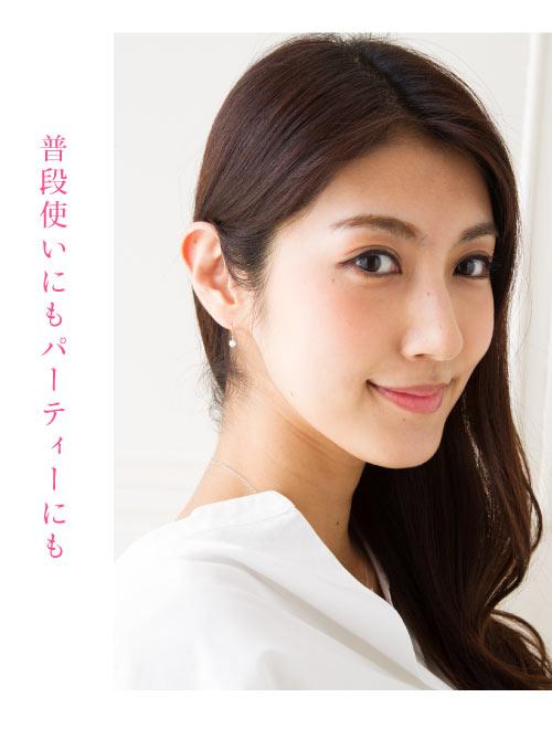 ピアス キュービックジルコニア K14ホワイトゴールド シンプル レディース ジュエリー アクセサリー プレゼント ギフト 人気 おすすめ 送料無料