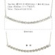 ネックレス ライン ダイヤモンド 0.1ct pt900 プラチナ900 ペンダント スキン チェーン レディース ジュエリー アクセサリー